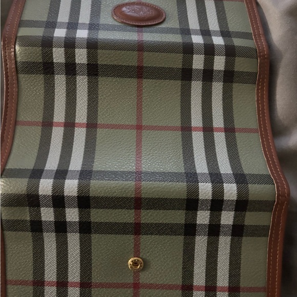 (Wallet) Plaid Wallet with Brown Trim - Picture 4 of 7